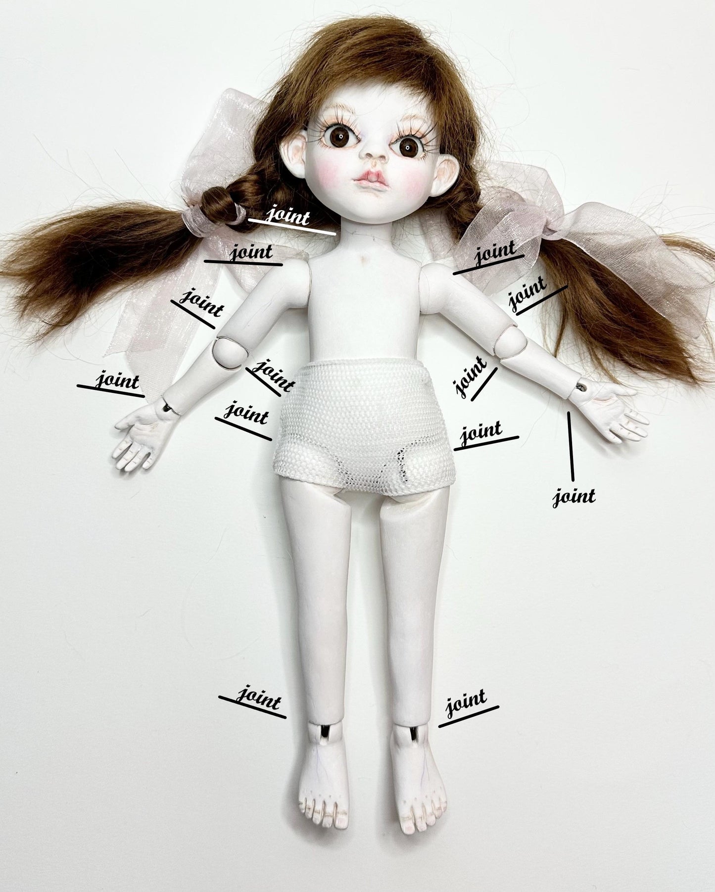 Daisy — The Butterfly Garden Doll 🦋 | OOAK BJD Doll | Handmade Ball Jointed Collectible by Olga Uvarova
