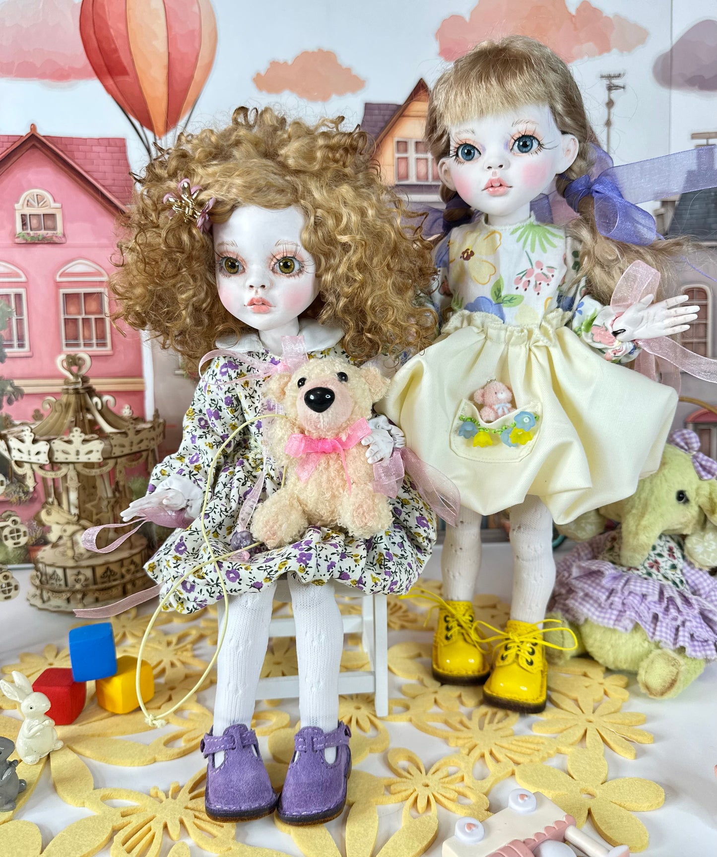 Violet — The Curly Wildflower Doll