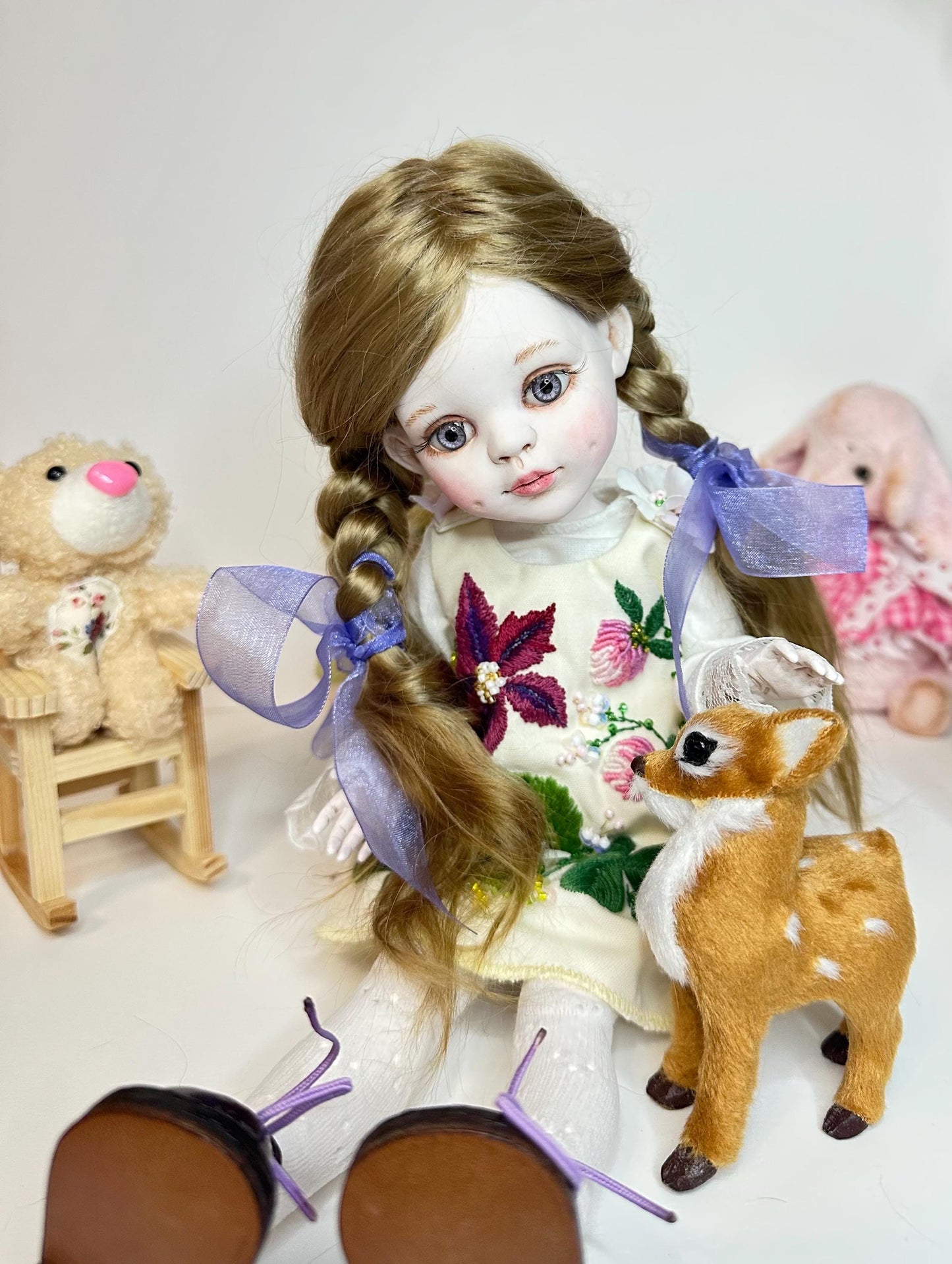 Elara - Doll - OOAK Handemade BJD Doll - Jointed Collectible Doll BJD -