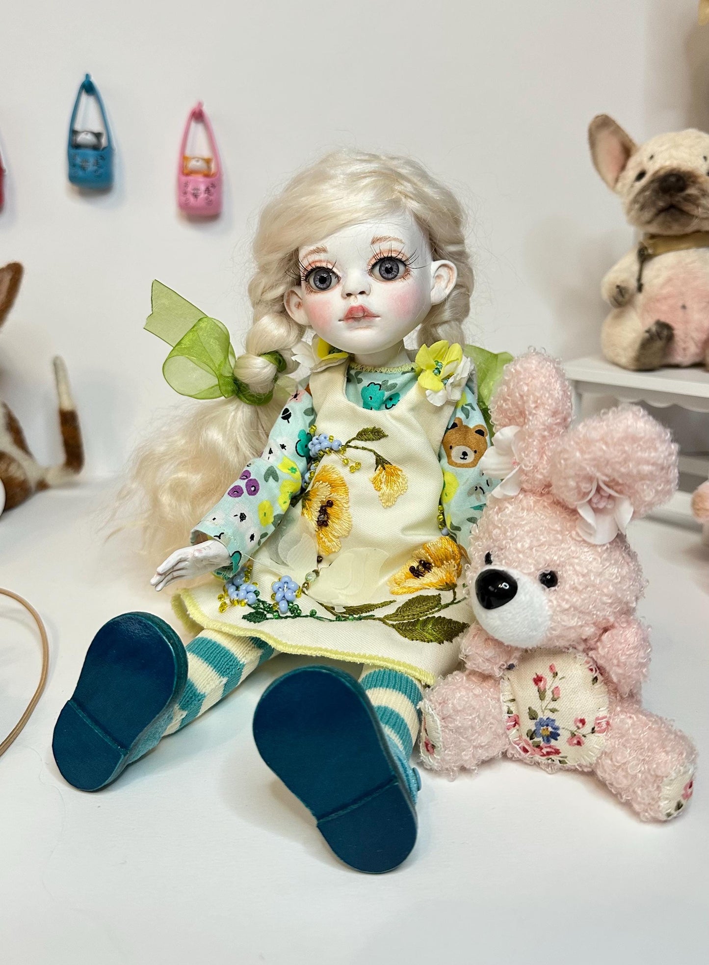 Daisy — The Butterfly Garden Doll 🦋 | OOAK BJD Doll | Handmade Ball Jointed Collectible by Olga Uvarova