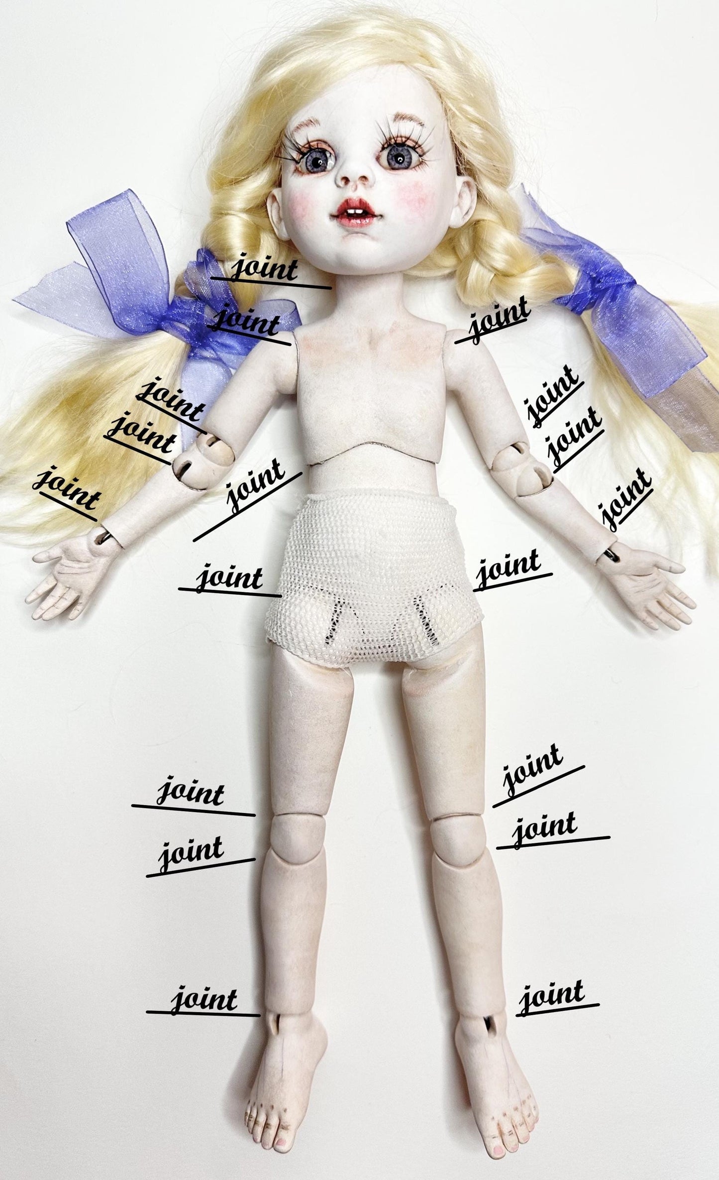 Elara - Doll - OOAK Handemade BJD Doll - Jointed Collectible Doll BJD -