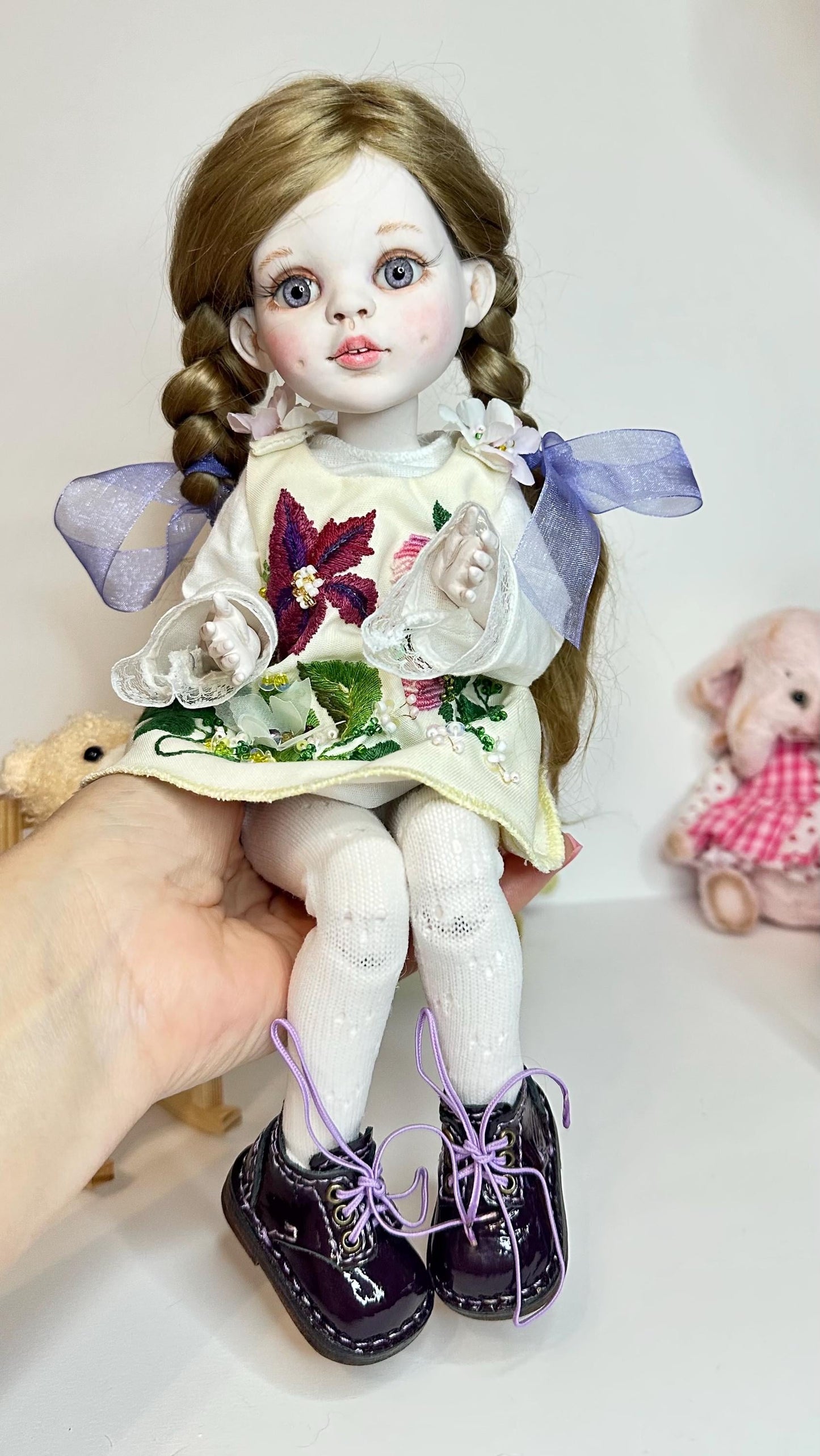 Elara - Doll - OOAK Handemade BJD Doll - Jointed Collectible Doll BJD -
