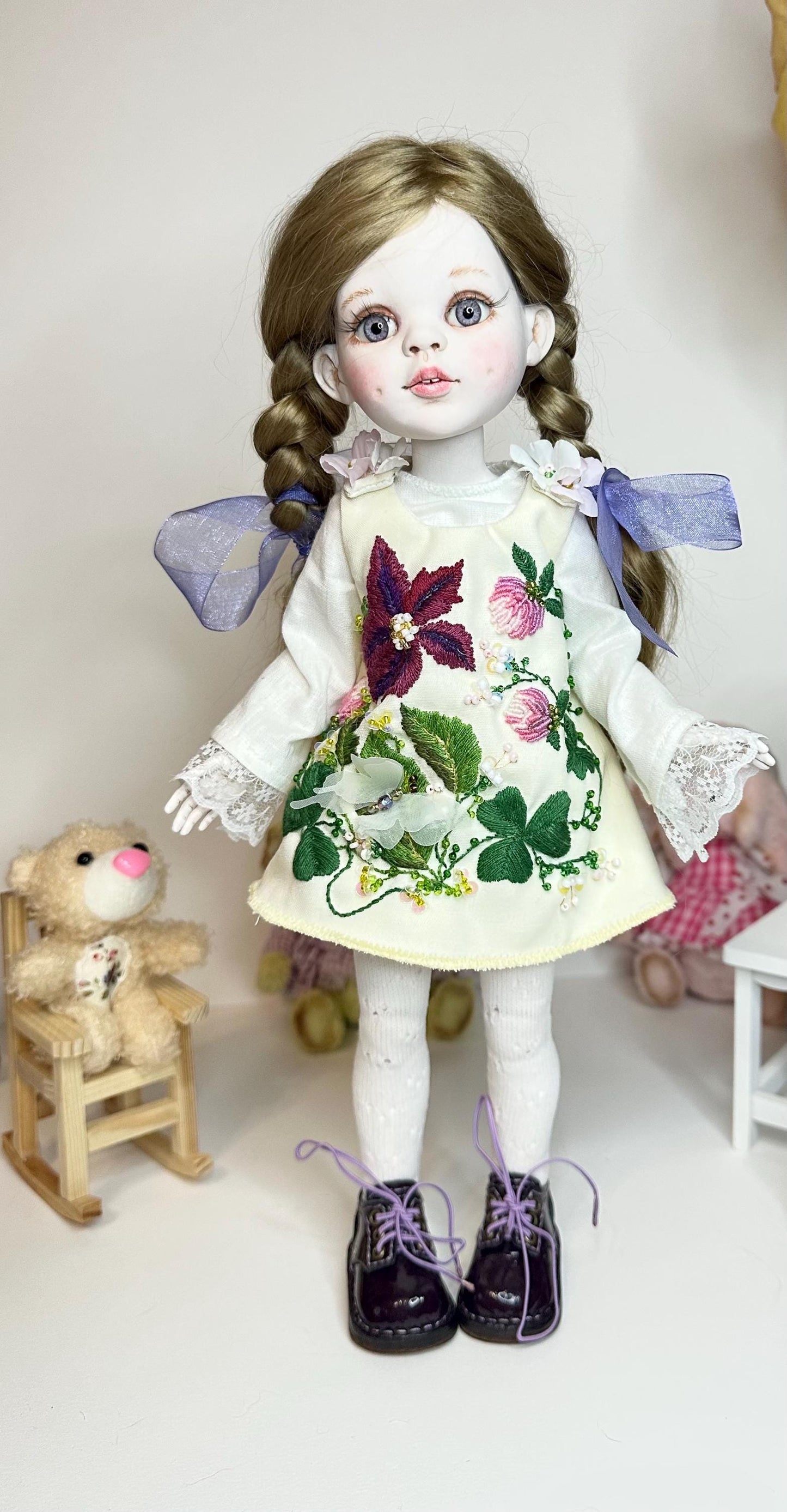 Elara - Doll - OOAK Handemade BJD Doll - Jointed Collectible Doll BJD -