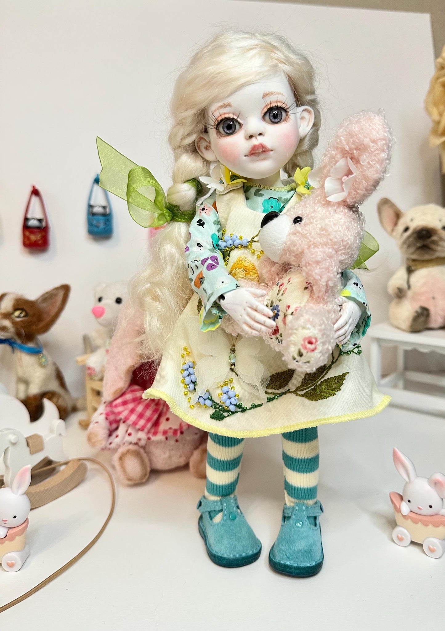 Daisy — The Butterfly Garden Doll 🦋 | OOAK BJD Doll | Handmade Ball Jointed Collectible by Olga Uvarova