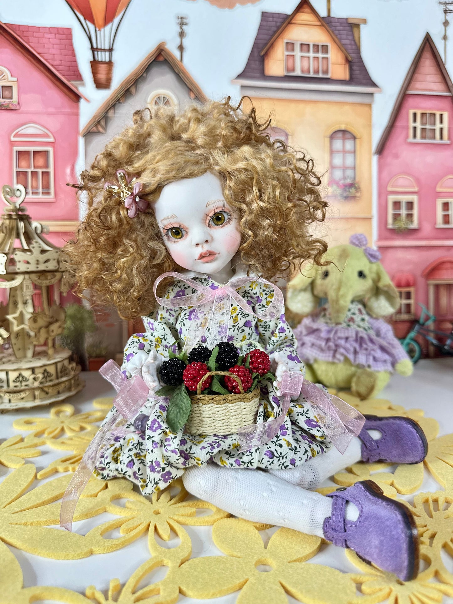 Violet — The Curly Wildflower Doll