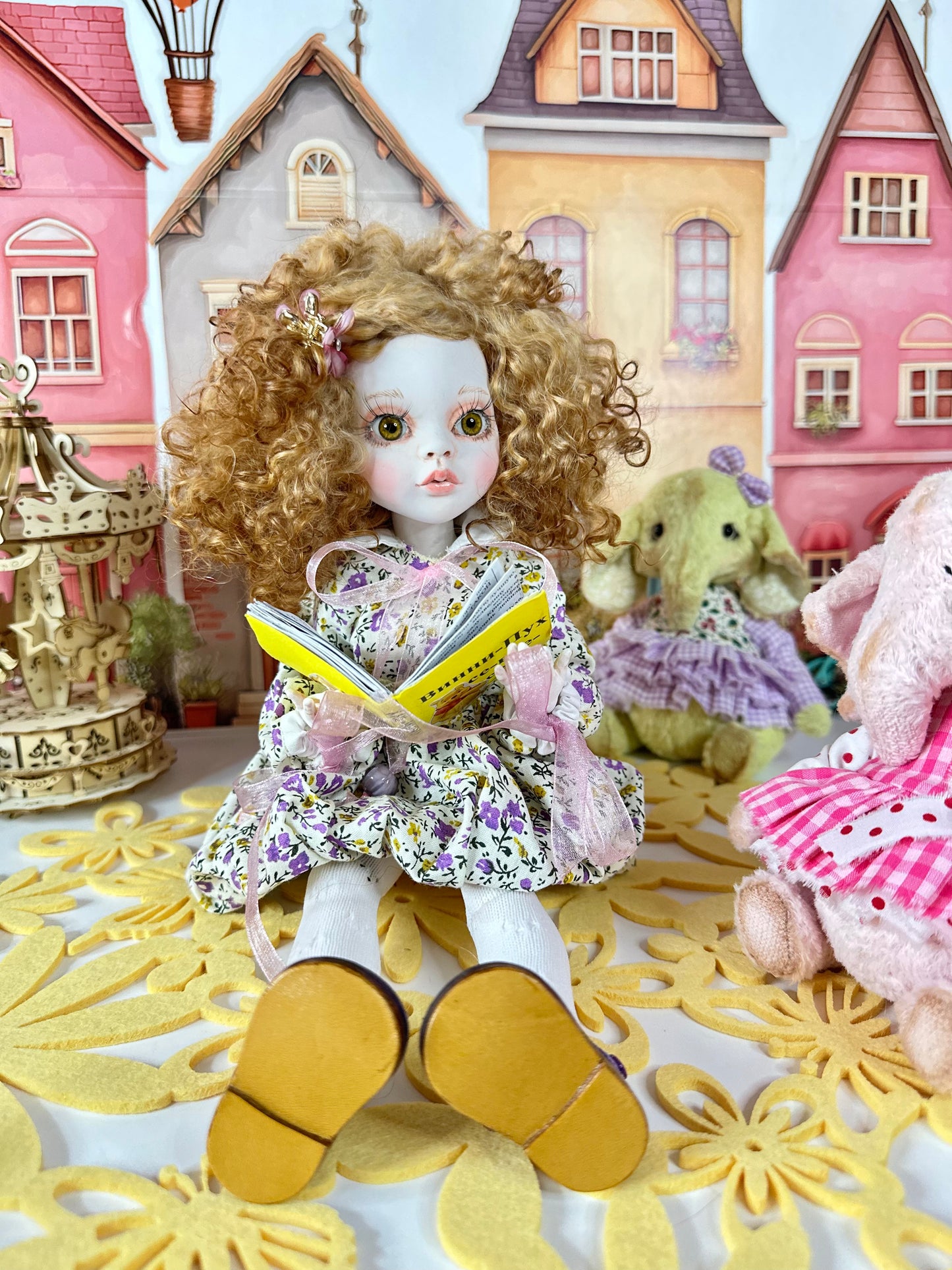 Violet — The Curly Wildflower Doll