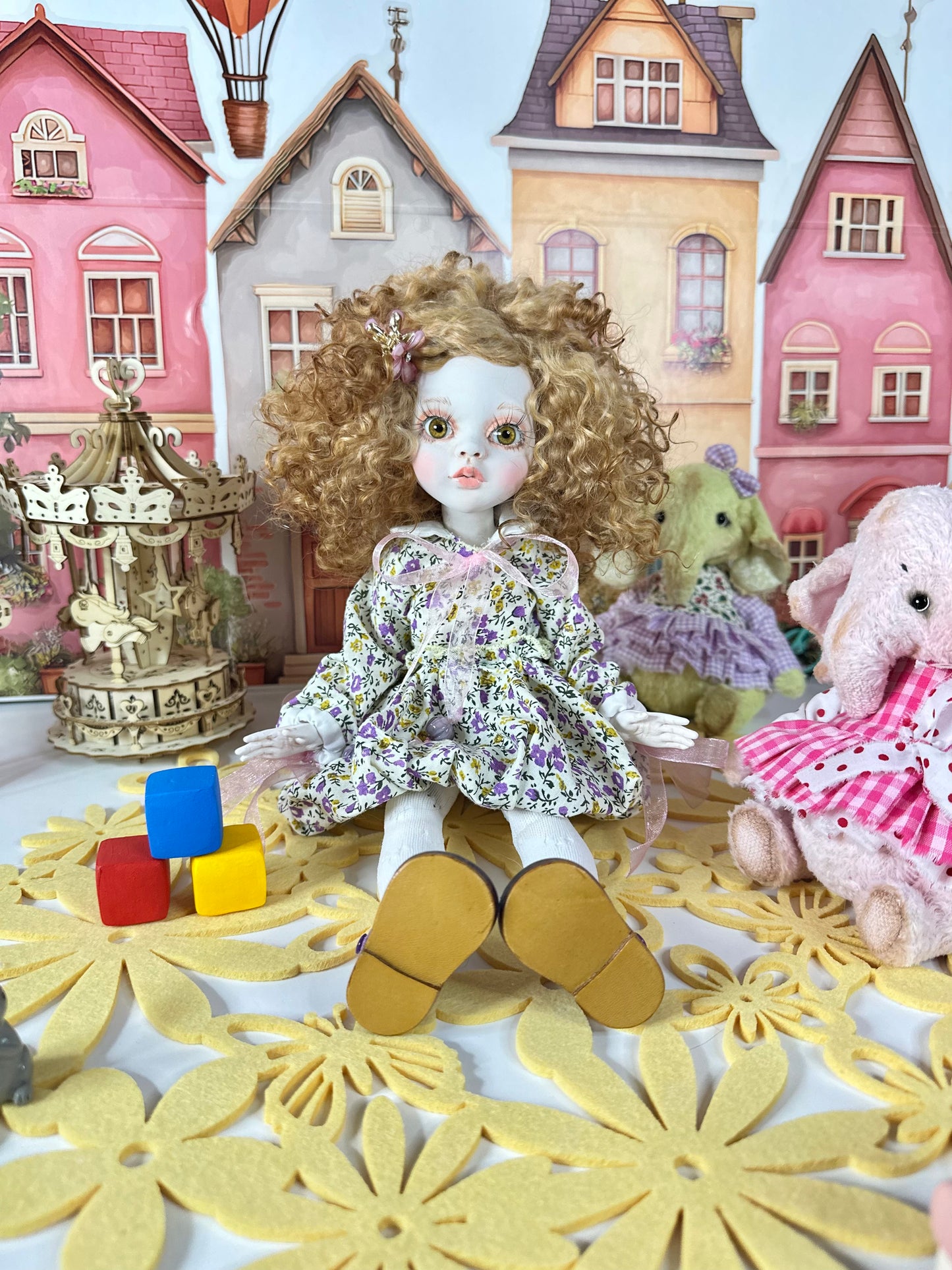 Violet — The Curly Wildflower Doll