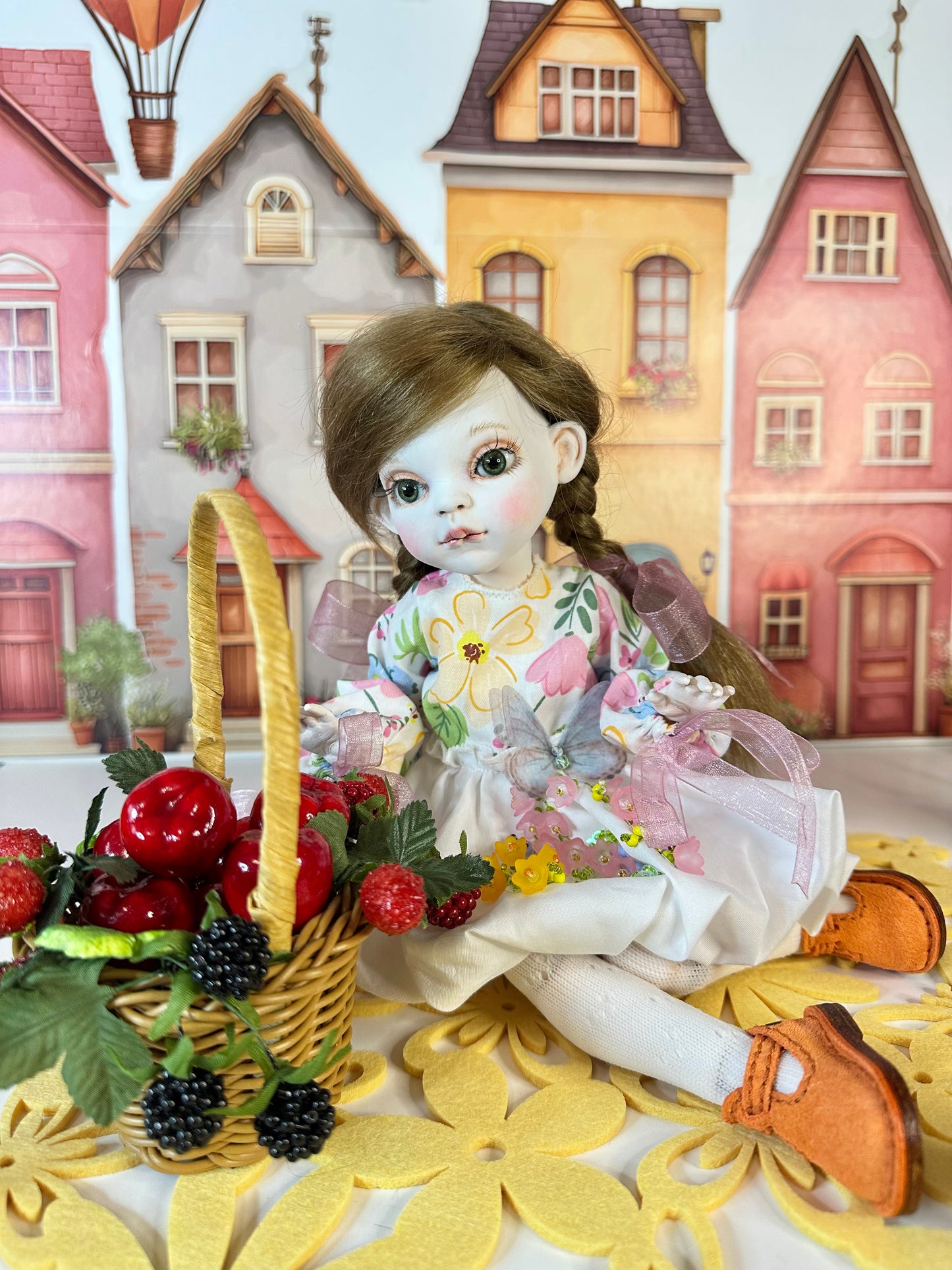 Willow — The Little Autumn Garden Doll 🍂 | OOAK BJD Doll | Handmade Ball Jointed Collectible
