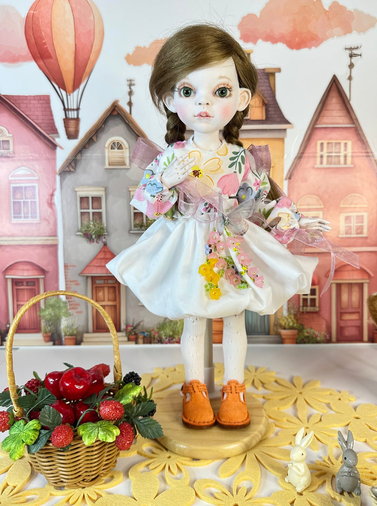 Willow — The Little Autumn Garden Doll 🍂 | OOAK BJD Doll | Handmade Ball Jointed Collectible
