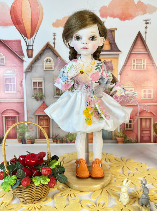 Willow — The Little Autumn Garden Doll 🍂 | OOAK BJD Doll | Handmade Ball Jointed Collectible