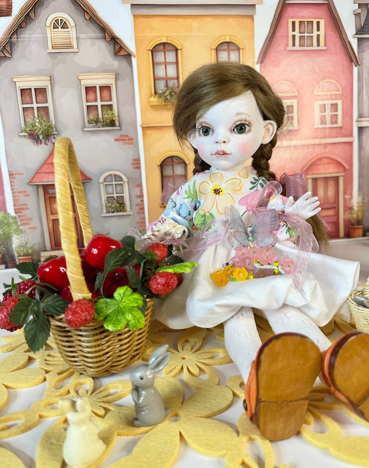 Willow — The Little Autumn Garden Doll 🍂 | OOAK BJD Doll | Handmade Ball Jointed Collectible