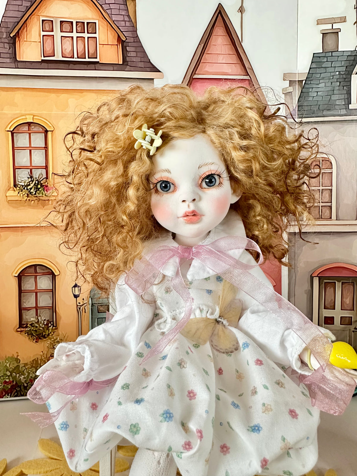 Maisie one-of-a-kind cold porcelain BJD art doll by Olga Uvarova — product image 4