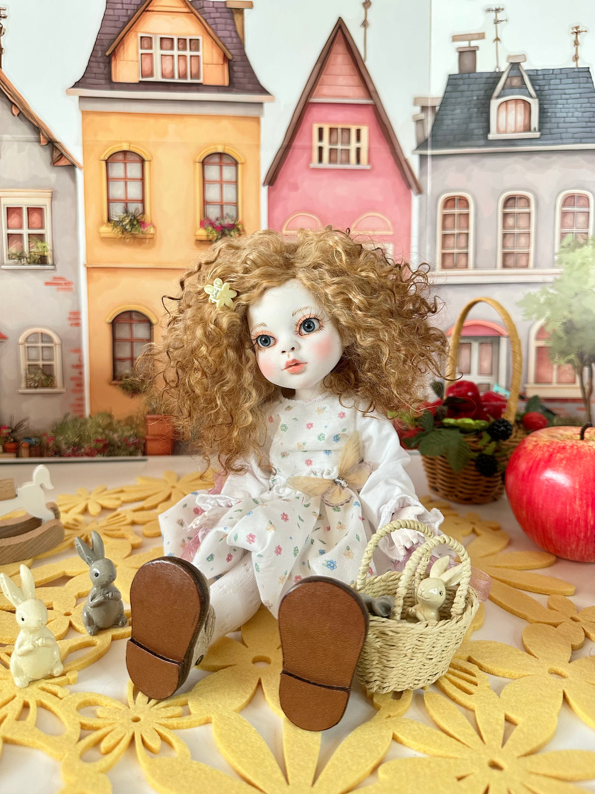 Maisie one-of-a-kind cold porcelain BJD art doll by Olga Uvarova — product image 7
