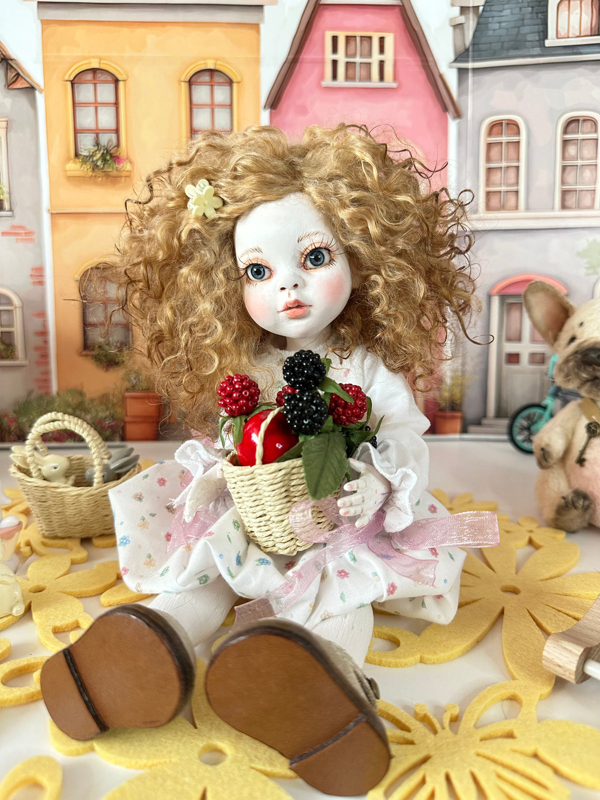 Maisie one-of-a-kind cold porcelain BJD art doll by Olga Uvarova — product image 8
