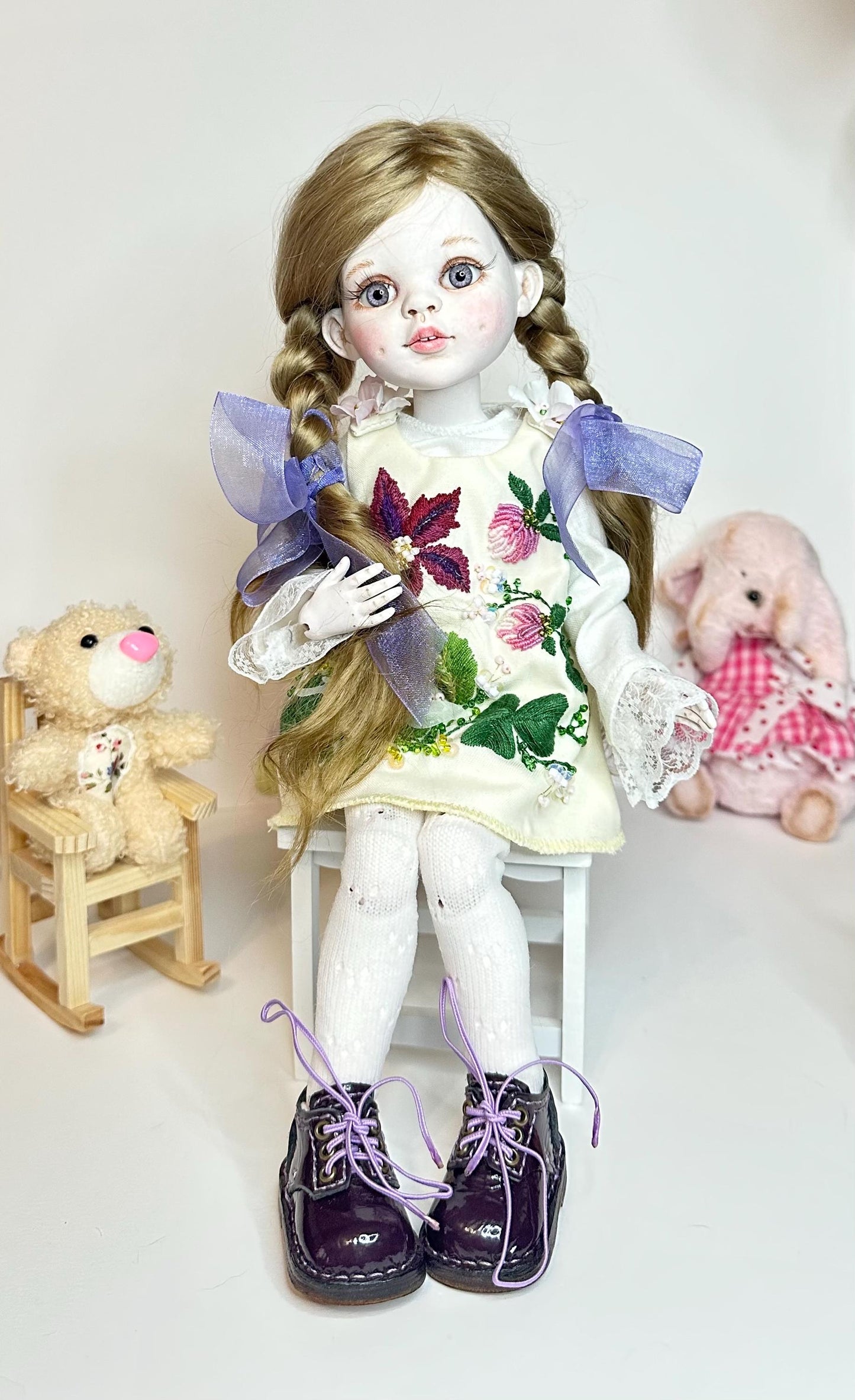 Elara - Doll - OOAK Handemade BJD Doll - Jointed Collectible Doll BJD -