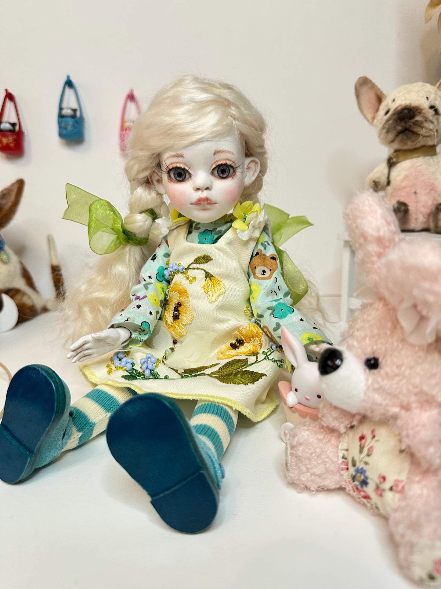Daisy — The Butterfly Garden Doll 🦋 | OOAK BJD Doll | Handmade Ball Jointed Collectible by Olga Uvarova