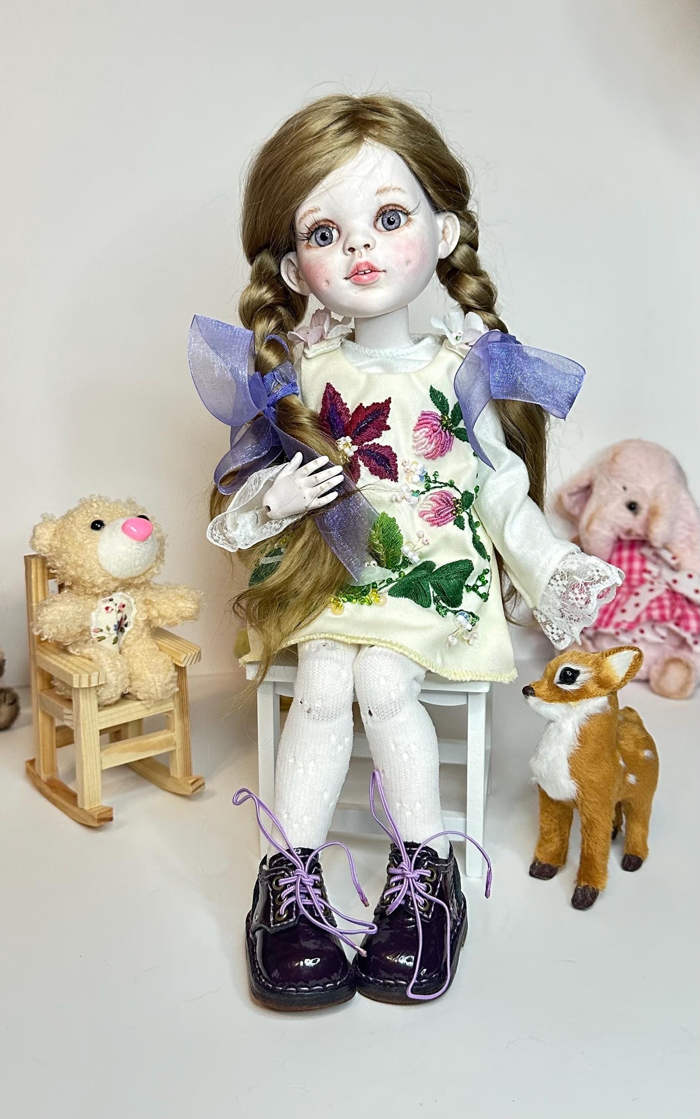 Elara - Doll - OOAK Handemade BJD Doll - Jointed Collectible Doll BJD -