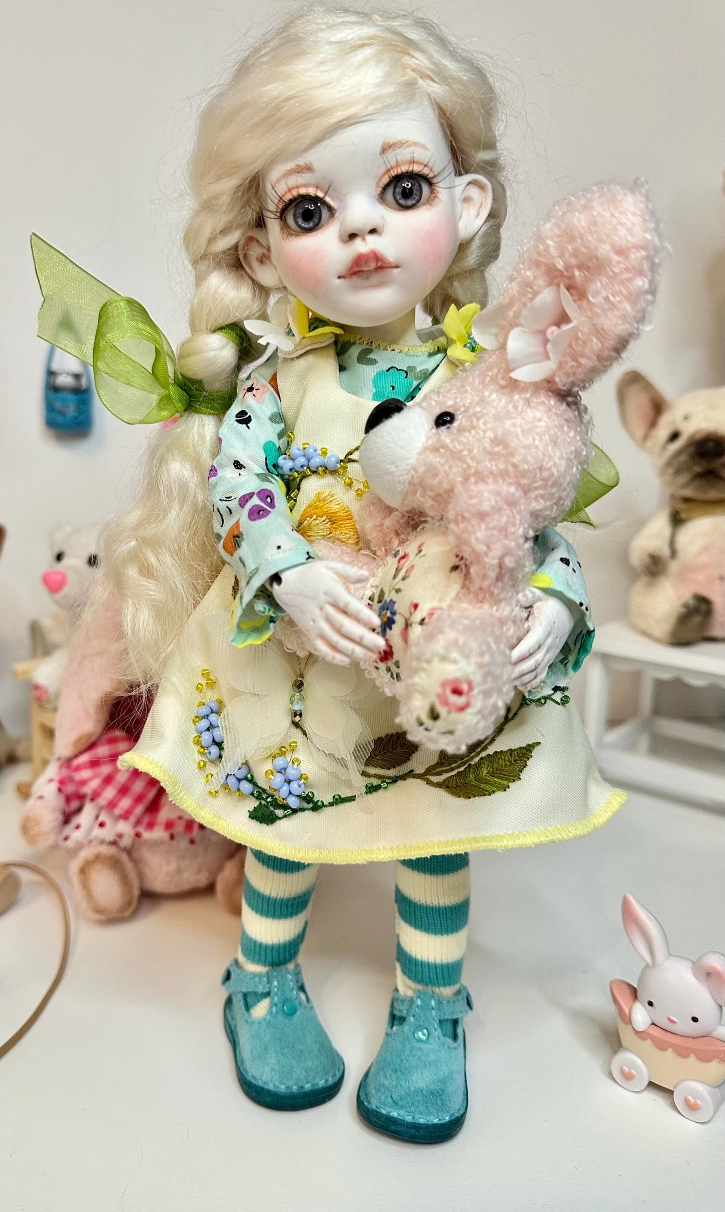 Daisy — The Butterfly Garden Doll 🦋 | OOAK BJD Doll | Handmade Ball Jointed Collectible by Olga Uvarova